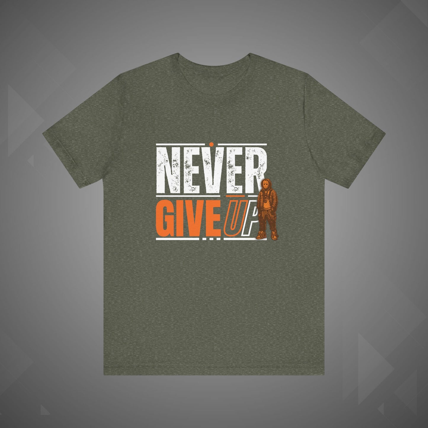 Never Give Up Motivational Tee