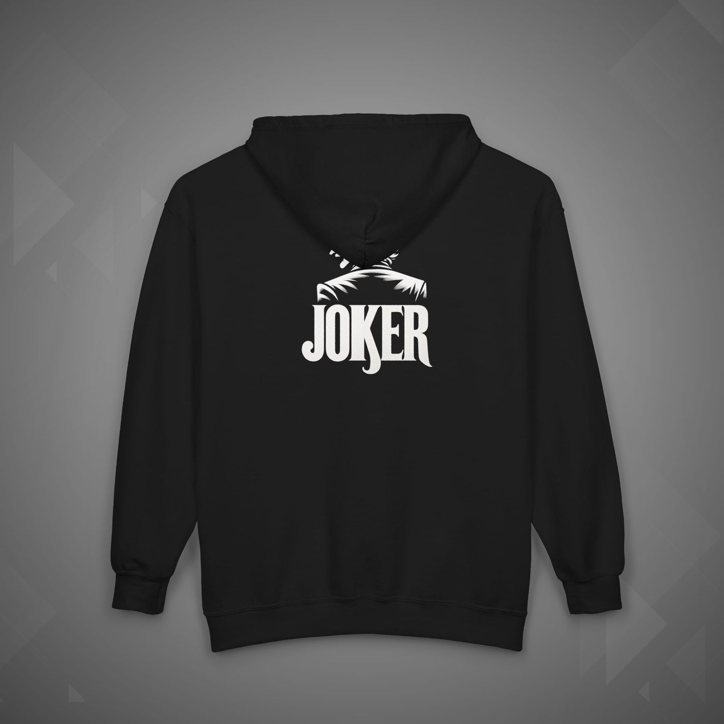 Joker Hoodie | Dark Clown Face Streetwear Hoodie | Unisex Heavy Blend™ Full Zip Hooded Sweatshirt