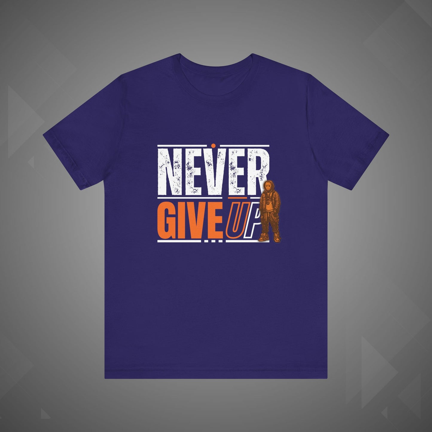 Never Give Up Motivational Tee