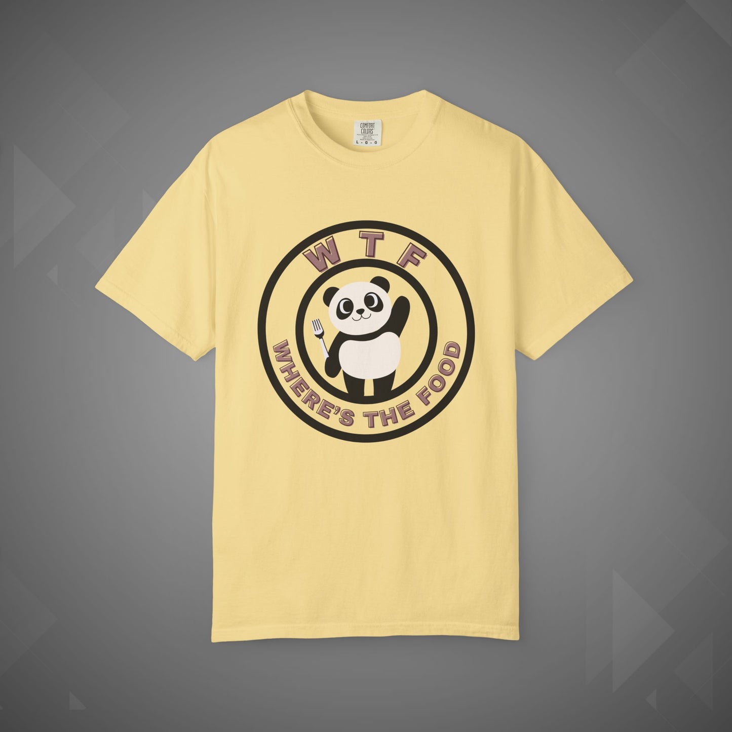 Funny T-Shirt | WTF Panda T-Shirt – "Where’s The Food"