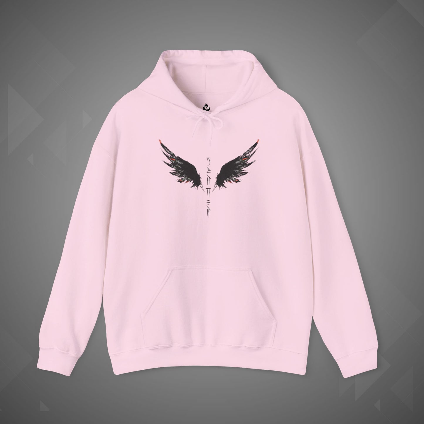 Angel Wings Unisex Hooded Sweatshirt, Cozy Sweatshirt, Gift for Her, Winter Hoodie, Casual Wear, Birthday Gift, Spiritual Apparel