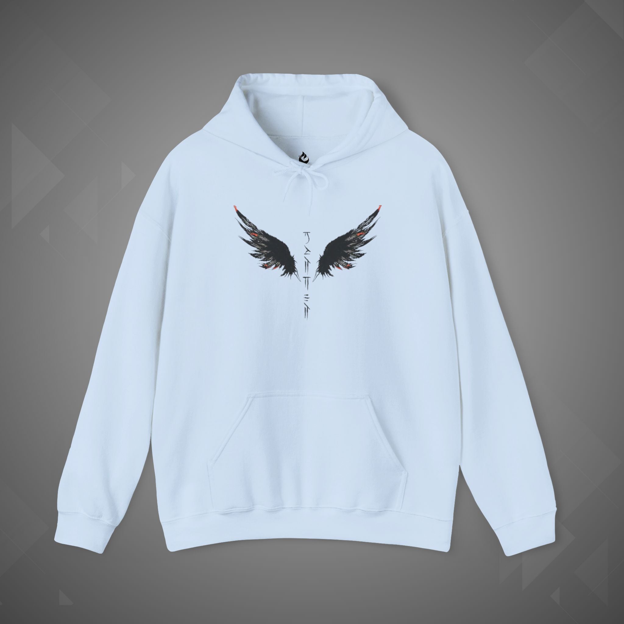Angel Wings Unisex Hooded Sweatshirt, Cozy Sweatshirt, Gift for Her, Winter Hoodie, Casual Wear, Birthday Gift, Spiritual Apparel