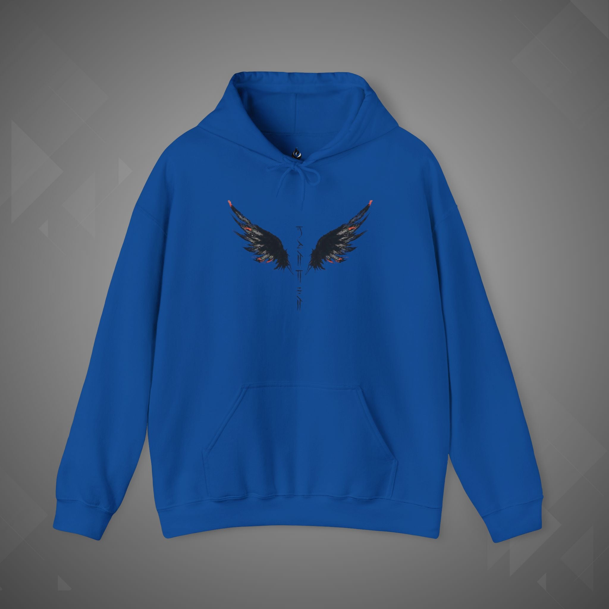 Angel Wings Unisex Hooded Sweatshirt, Cozy Sweatshirt, Gift for Her, Winter Hoodie, Casual Wear, Birthday Gift, Spiritual Apparel