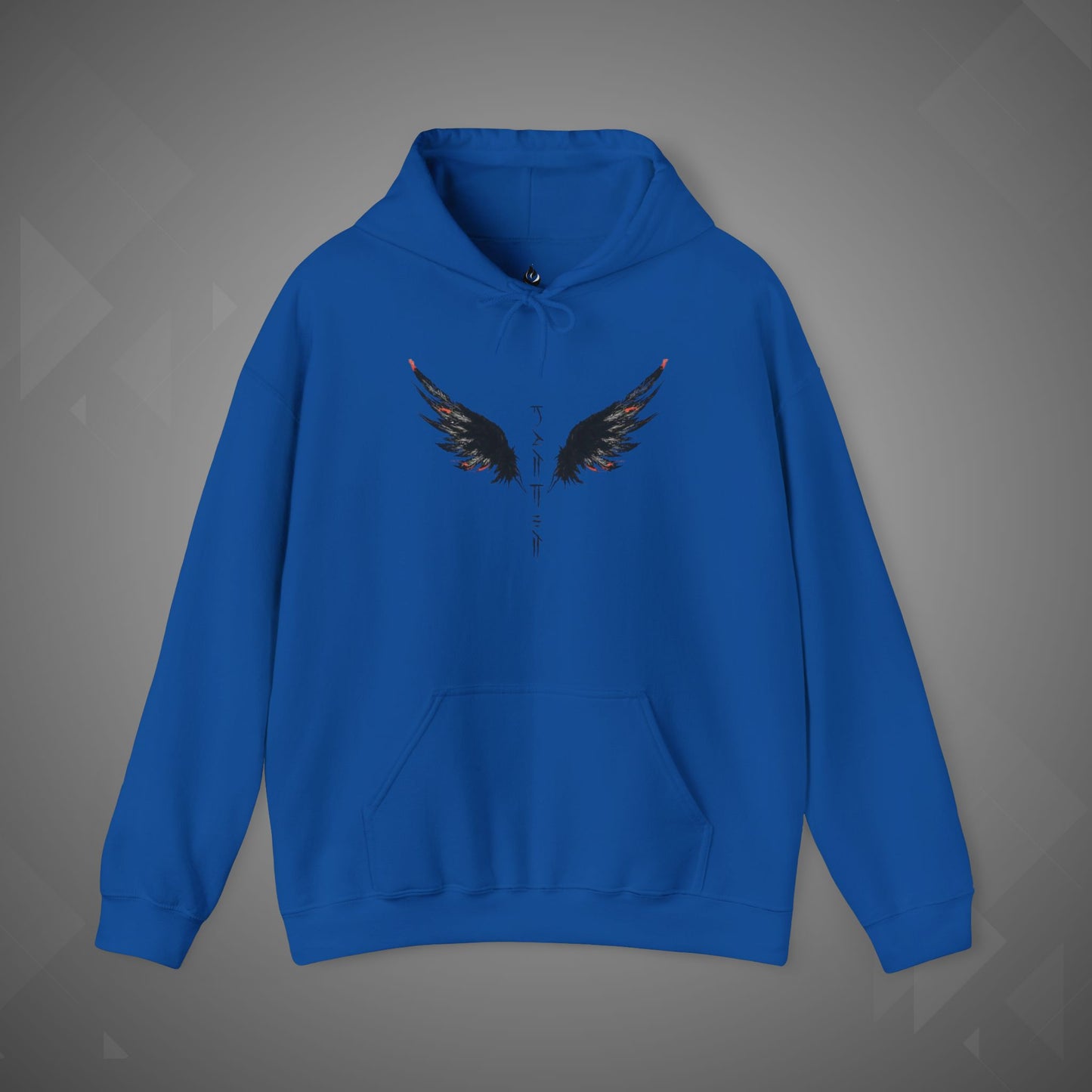 Angel Wings Unisex Hooded Sweatshirt, Cozy Sweatshirt, Gift for Her, Winter Hoodie, Casual Wear, Birthday Gift, Spiritual Apparel