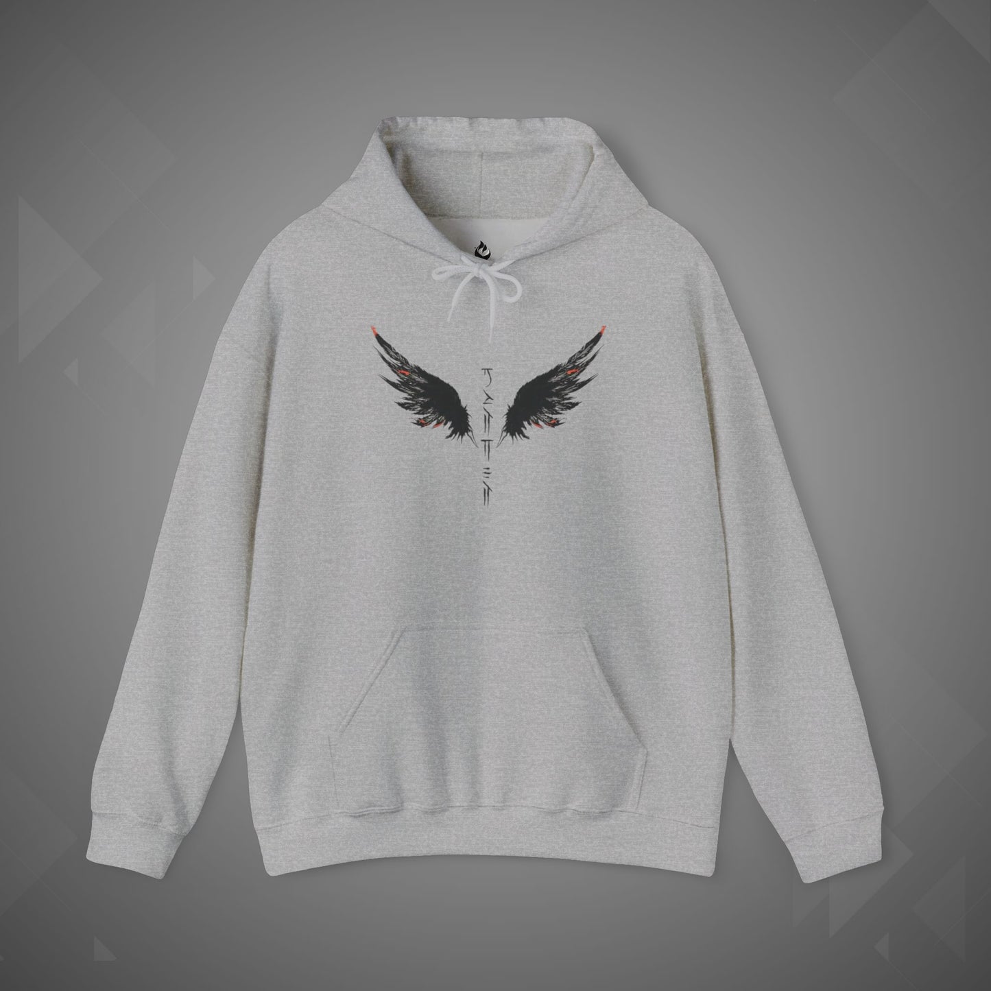 Angel Wings Unisex Hooded Sweatshirt, Cozy Sweatshirt, Gift for Her, Winter Hoodie, Casual Wear, Birthday Gift, Spiritual Apparel