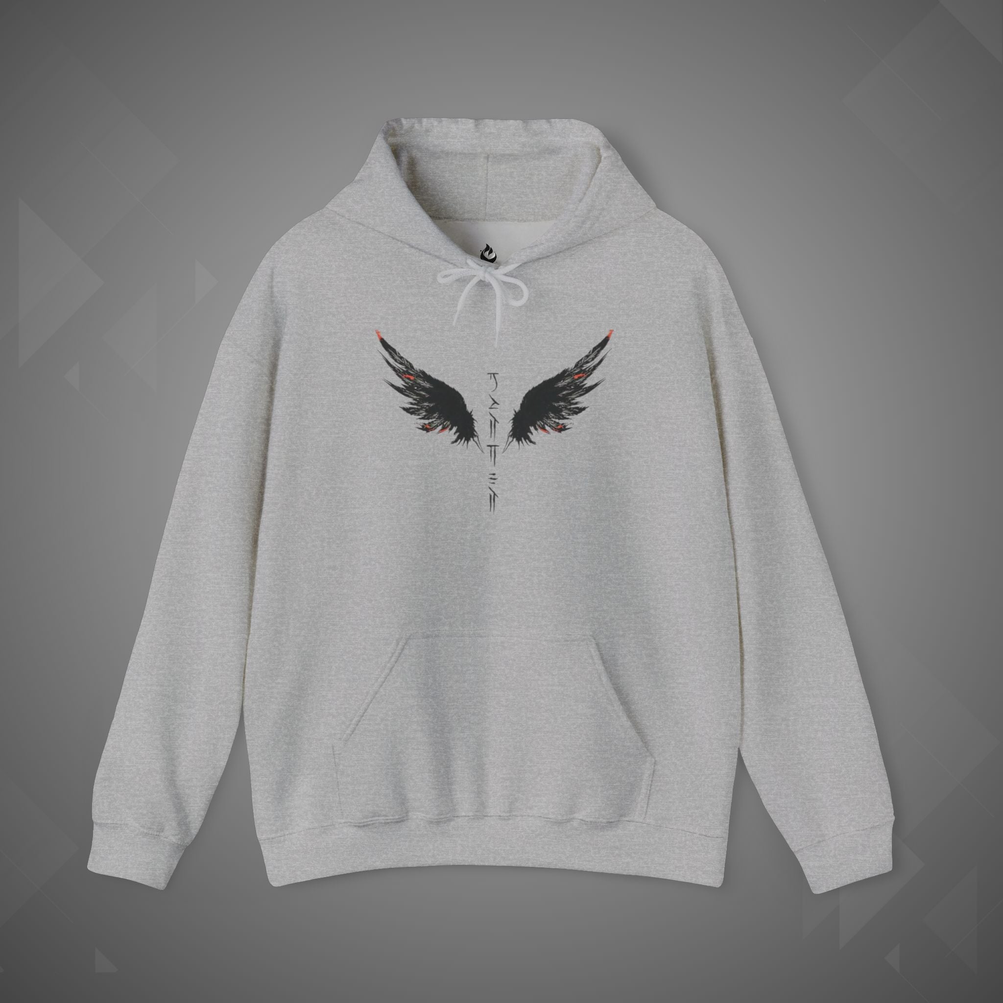 Angel Wings Unisex Hooded Sweatshirt, Cozy Sweatshirt, Gift for Her, Winter Hoodie, Casual Wear, Birthday Gift, Spiritual Apparel