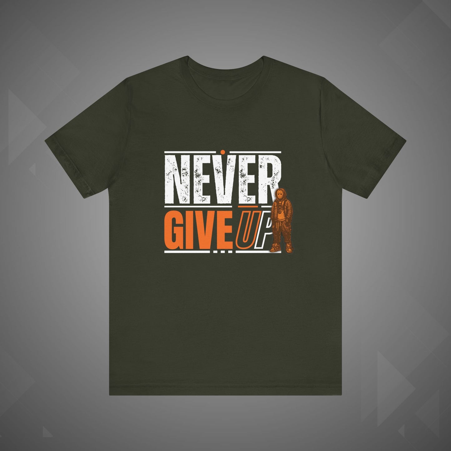 Never Give Up Motivational Tee
